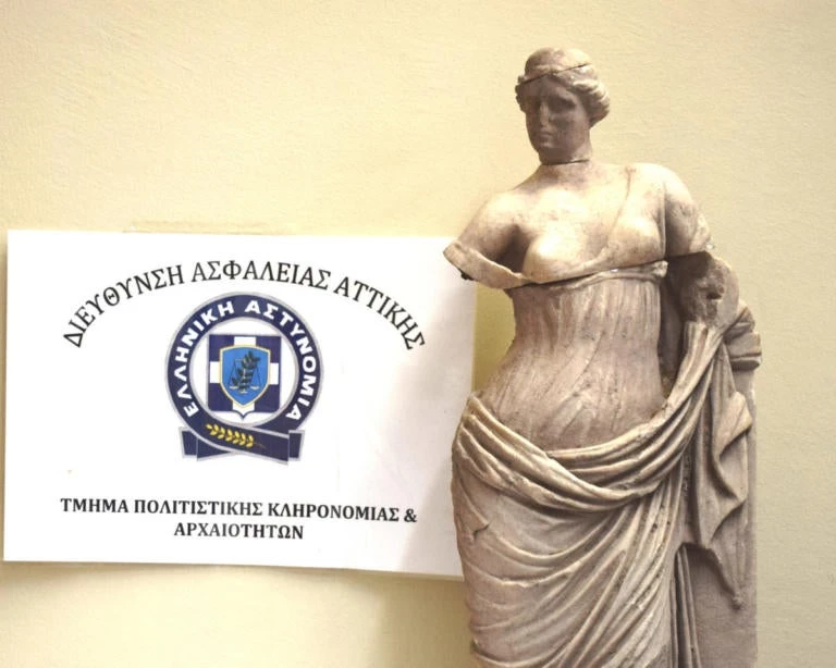 «Έσωσαν» την θεά Αφροδίτη από τα χέρια αρχαιοκάπηλων- Την είχαν κλέψει από το Μουσείο της Σαντορίνης